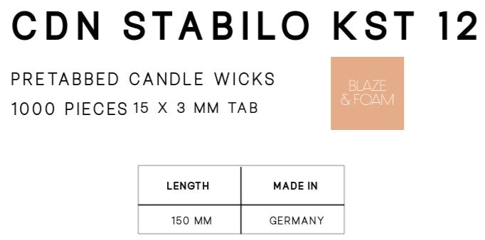 CDN Stabilo 12 - 150 mm Long (15mm x 3mm Tab)