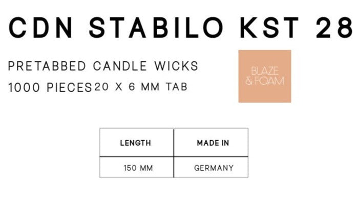 CDN Stabilo 28 - 150mm Long (20mm x 6mm Tab)