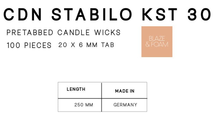CDN Stabilo 30 - 250mm Long (20mm x 6mm tab)