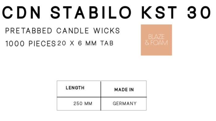 CDN Stabilo 30 - 250mm Long (20mm x 6mm tab)