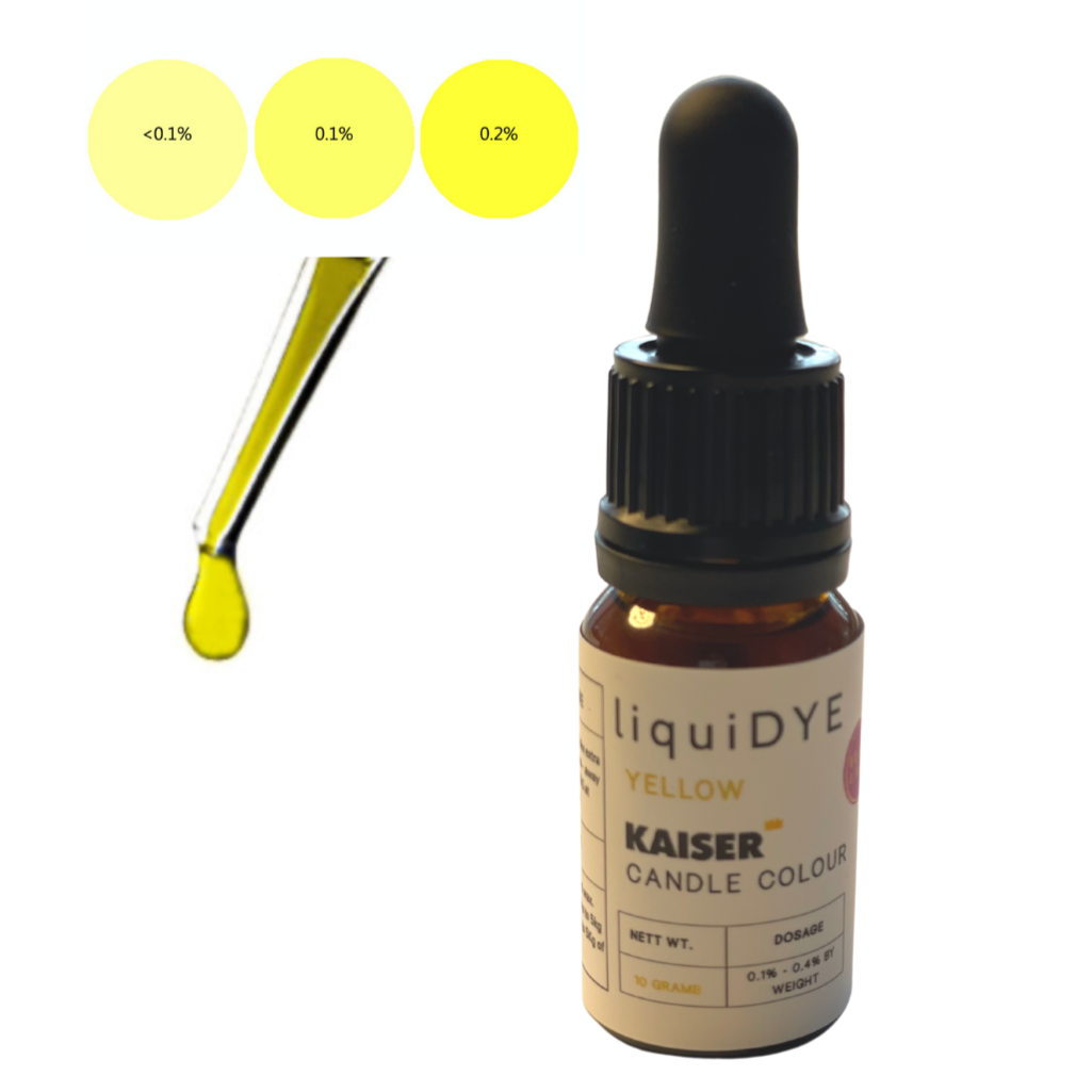 Pack of 9 x Kaiser Liquid Candle Colours - liquiDYE 10g, 50g or 100g