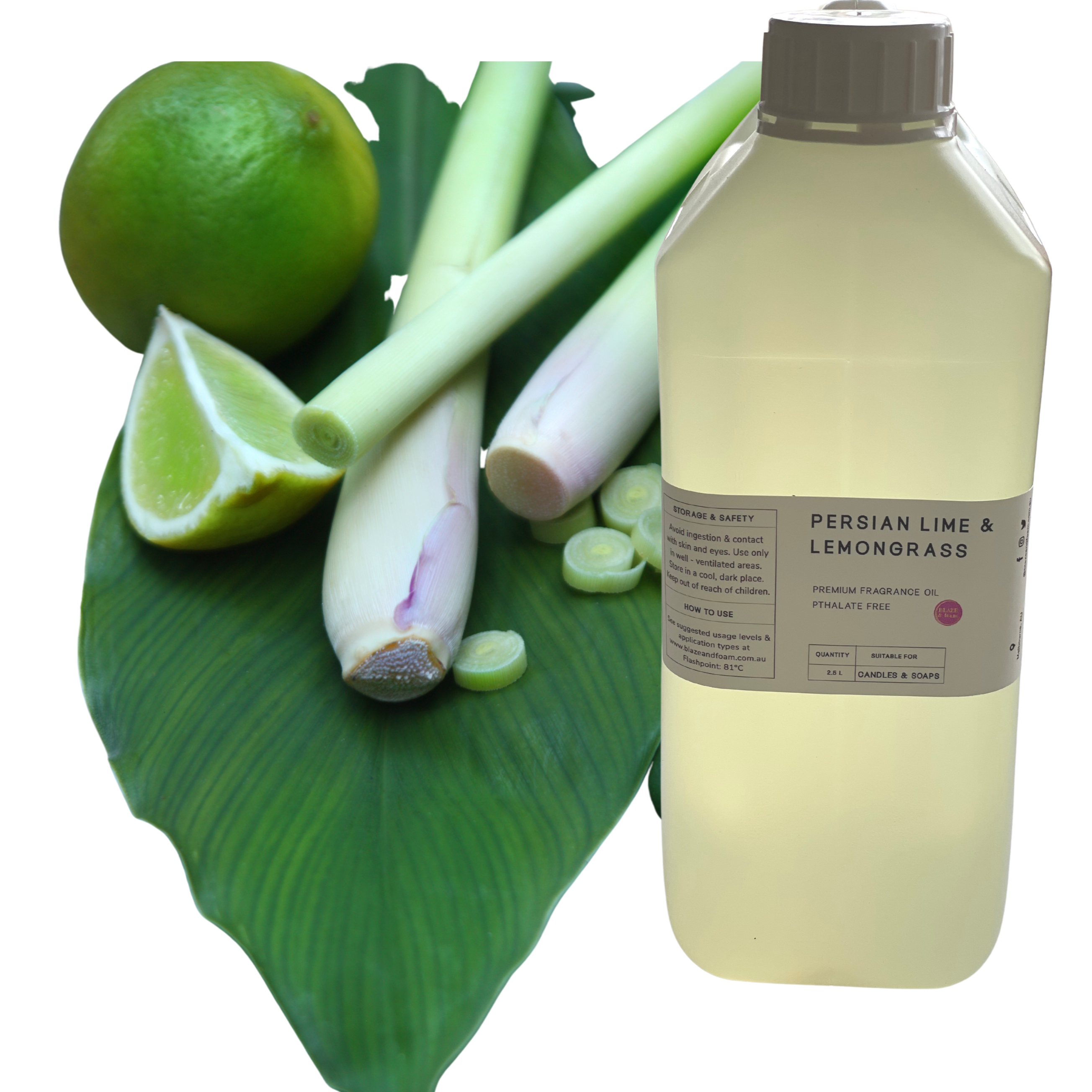 Persian Lime & Lemongrass Fragrance Oil - Quiver Edition