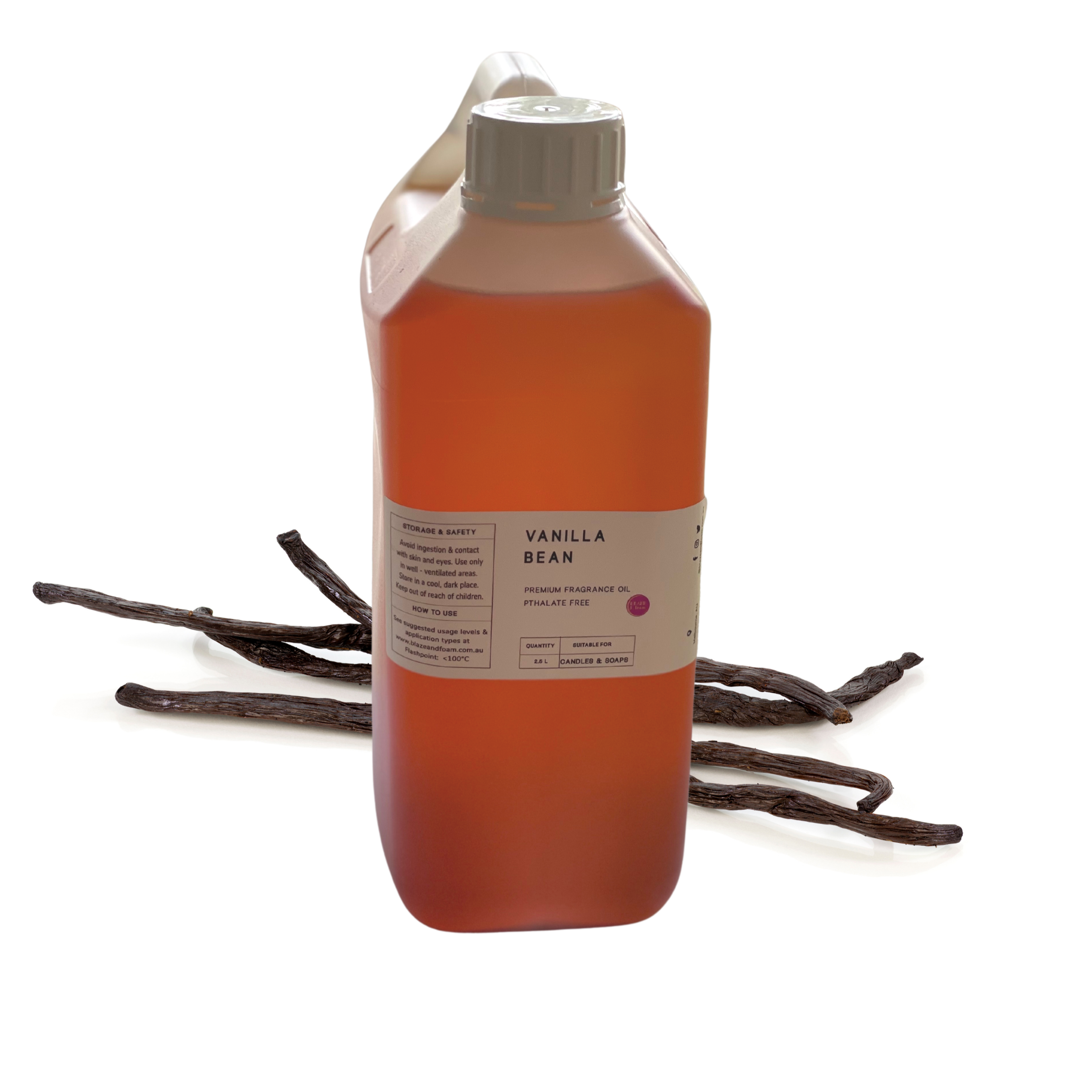Vanilla Bean Fragrance Oil - Madagascar Edition - Blaze & Foam