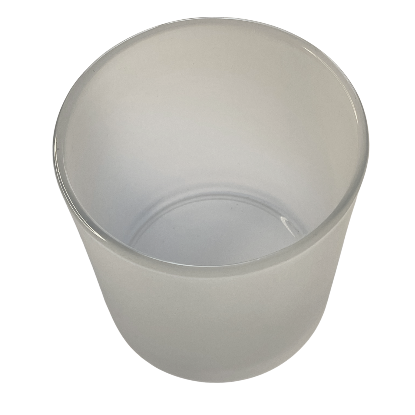 Oxford Extra Large Glass Frosted White - Blaze & Foam