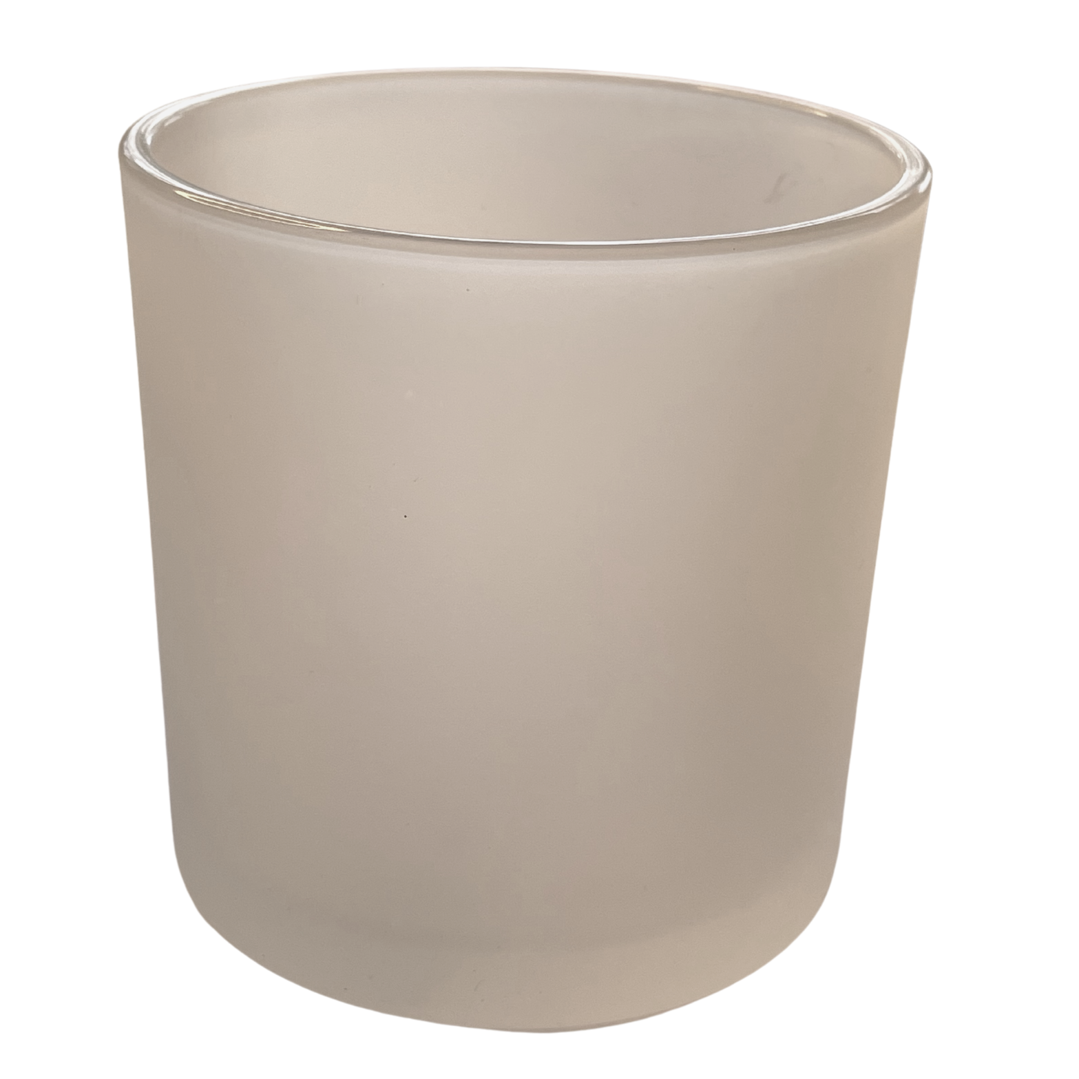 Oxford Extra Large Glass Frosted White - Blaze & Foam