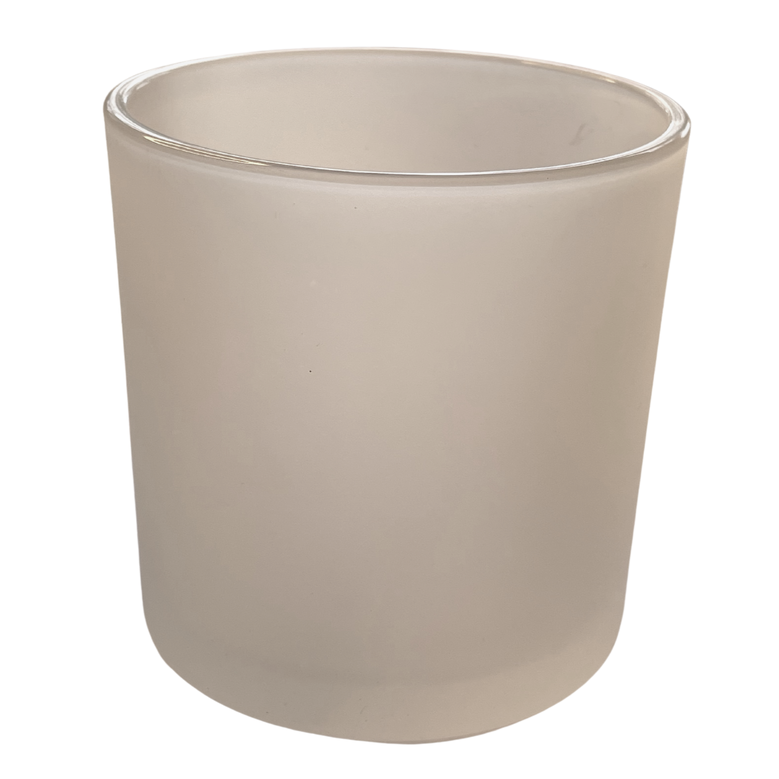 MEDIUM FROSTED Oxford Glass Jar