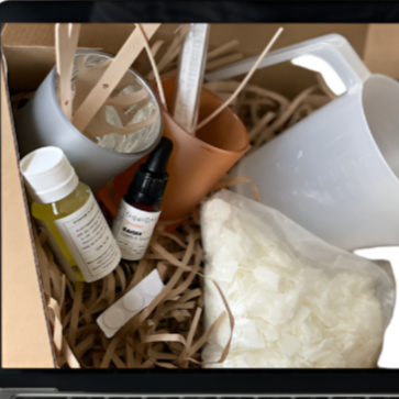 LIVE VIRTUAL Private Eco 90 Minute Candle Making Workshop (Minimum of ten required)
