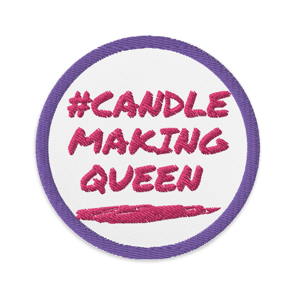 Embroidered patch - Candle Making Queen