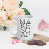 White glossy mug - Make Soap