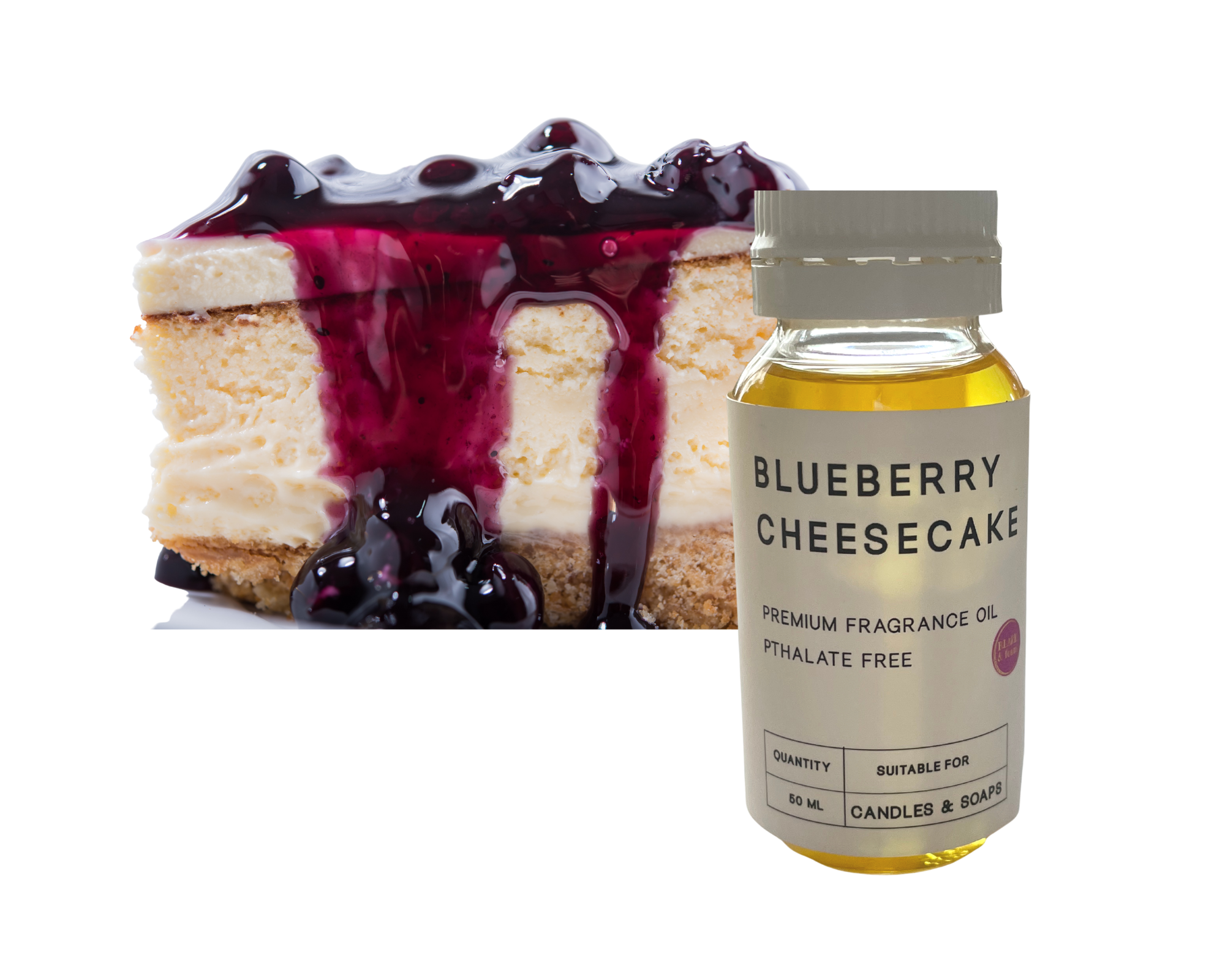 Blueberry Cheesecake Fragrance Oil - Sinful Edition - Blaze & Foam 