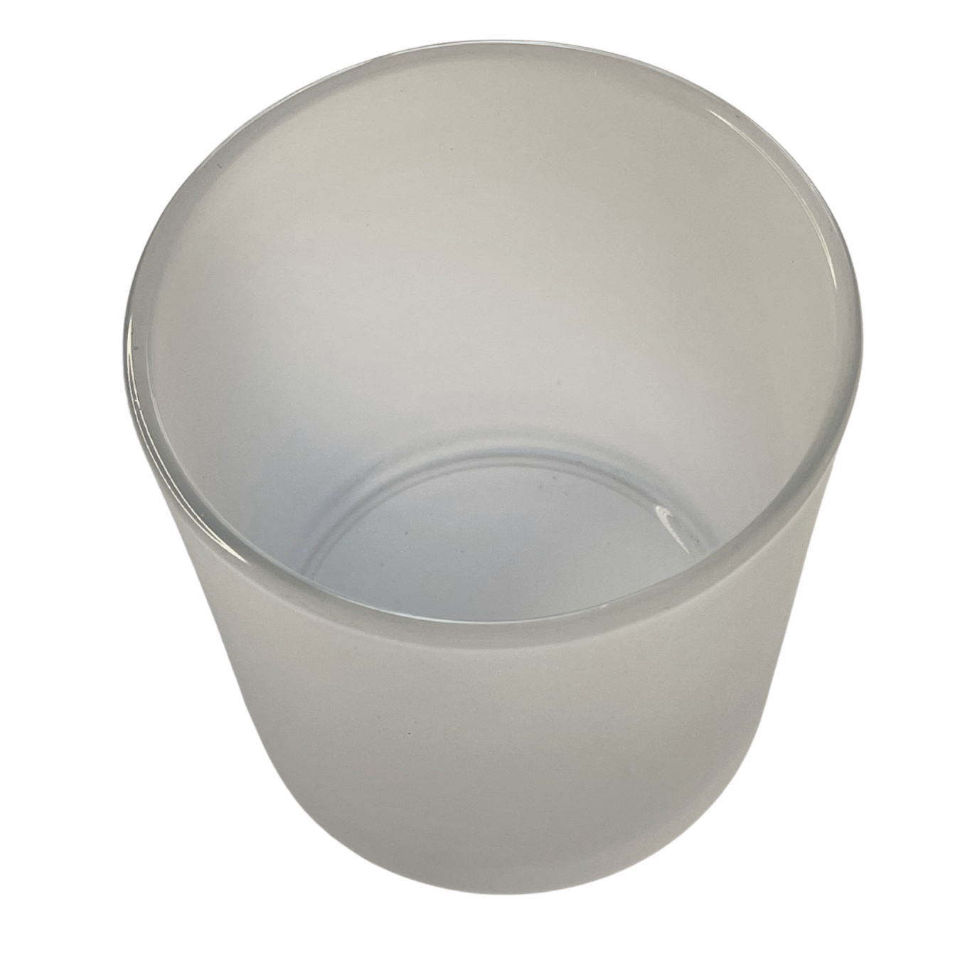 Oxford Extra Large Glass Frosted White - Blaze & Foam 