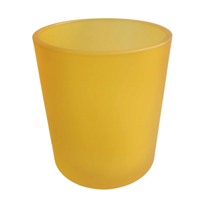 Oxford Large Frosted Glass Yellow